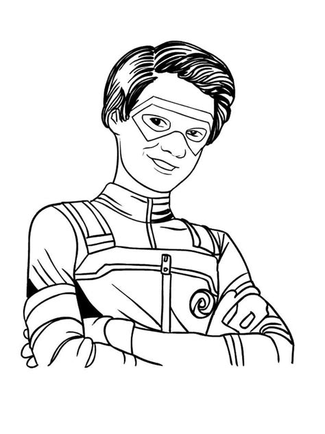 Coloriage Henry Danger