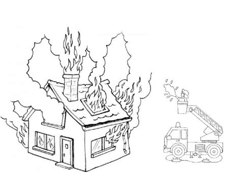 Coloriage Incendie