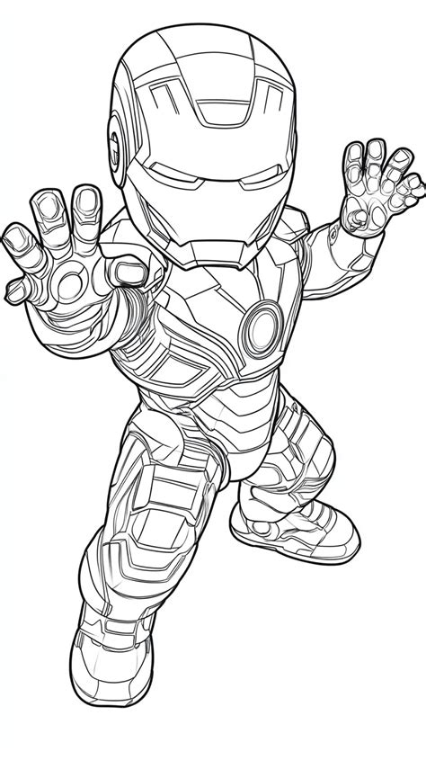 Coloriage Iron Man
