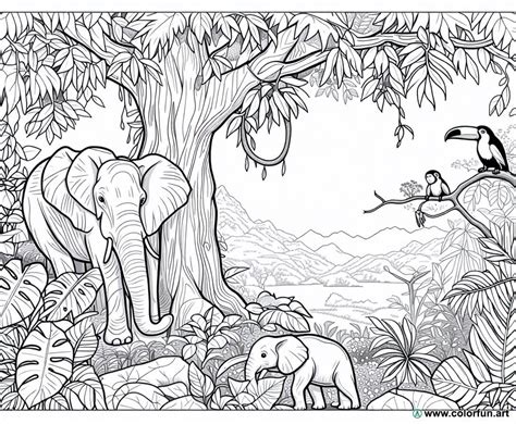 Coloriage Jungle