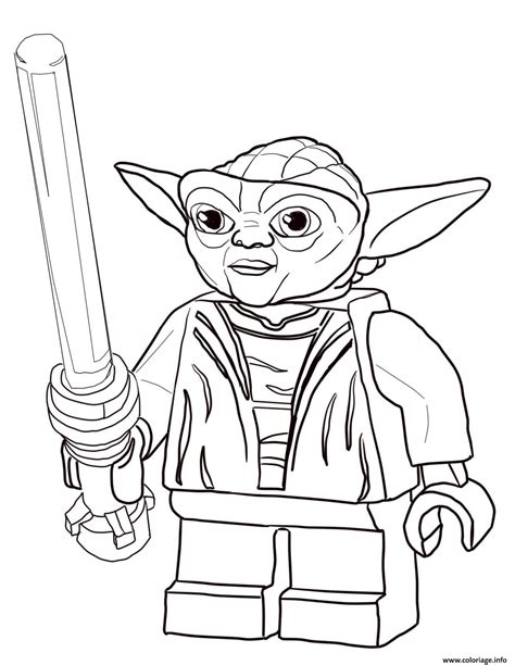 Coloriage Lego Star Wars