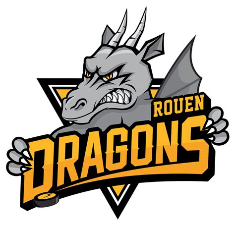 Coloriage Logo Dragons De Rouen