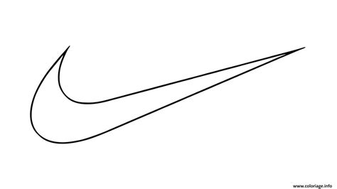Coloriage Logo Nike