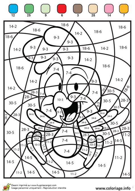 Coloriage Magique Ce1 Ce2 à Imprimer