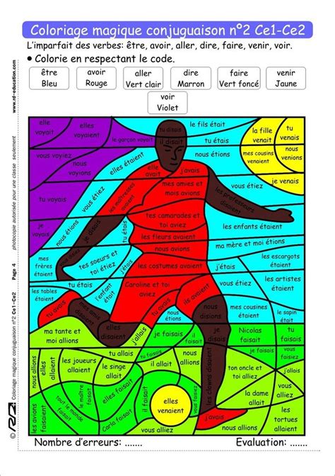 Coloriage Magique Infinitif