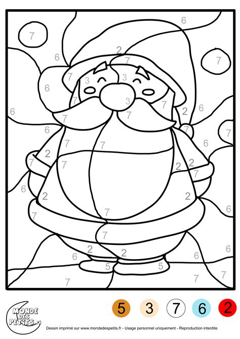 Coloriage Magique Noel En Famille