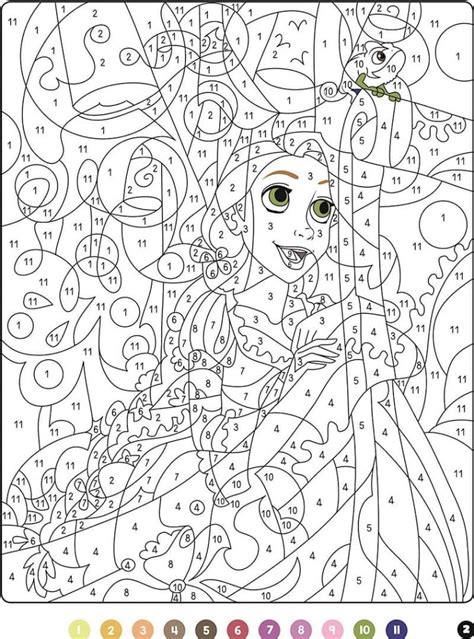 Coloriage Magique Raiponce