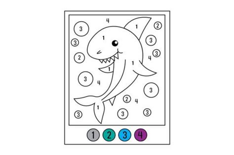 Coloriage Magique Requin