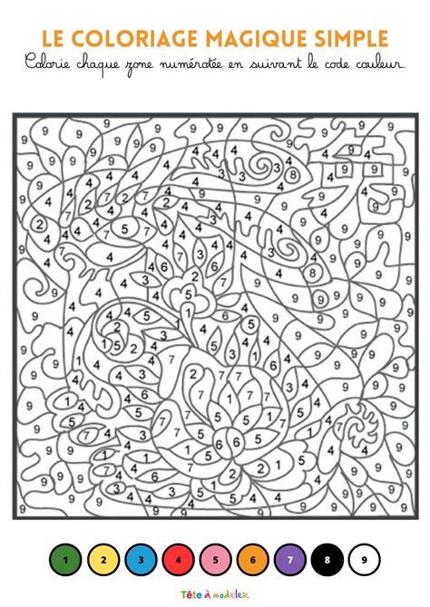 Coloriage Magique Simple