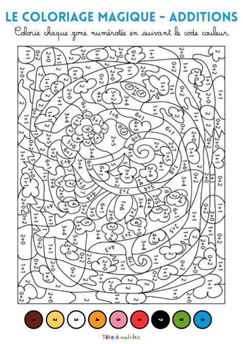 Coloriage Magique Table D Addition
