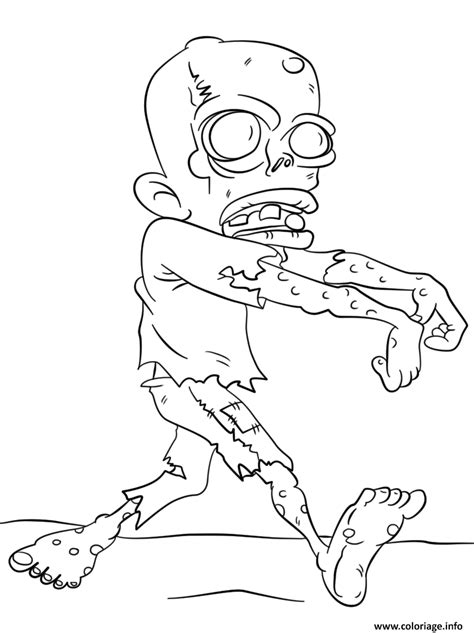 Coloriage Magique Zombie