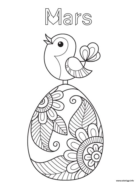 Coloriage Mars