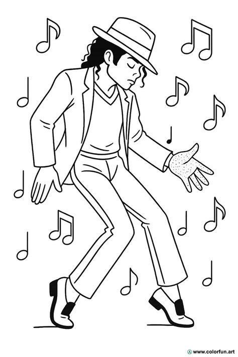 Coloriage Michael Jackson