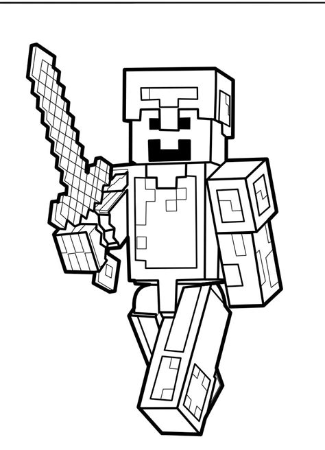 Coloriage Minecraft