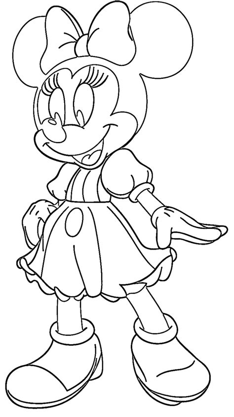 Coloriage Minnie