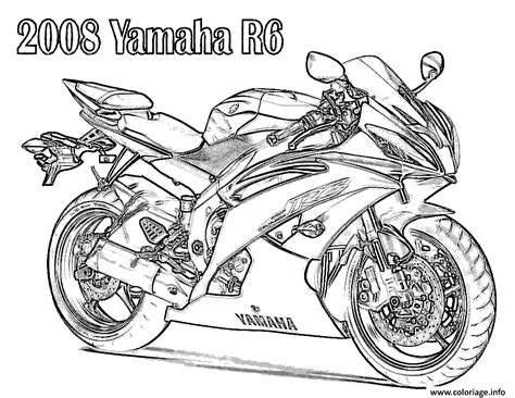 Coloriage Moto De Course