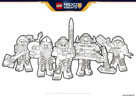 Coloriage Nexo Knight