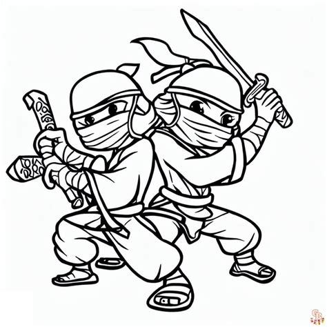 Coloriage Ninja