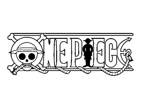 Coloriage One Piece Logo