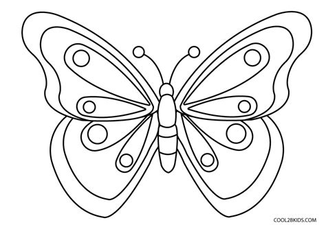 Coloriage Papillon Simple