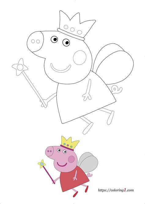 Coloriage Peppa Pig Avec Modele Facture