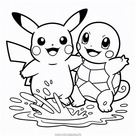 Coloriage Pikachu