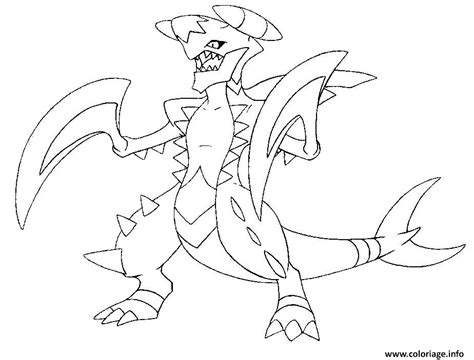 Coloriage Pokemon Mega