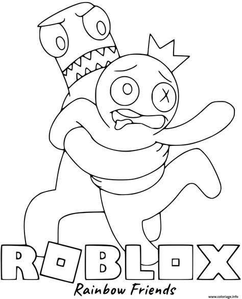 Coloriage Rainbow Friends Roblox