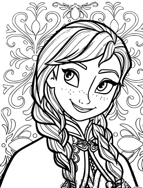 Coloriage Reine Des Neiges Imprimer