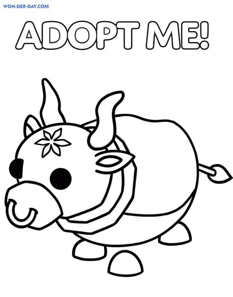 Coloriage Roblox Adopt Me Toys