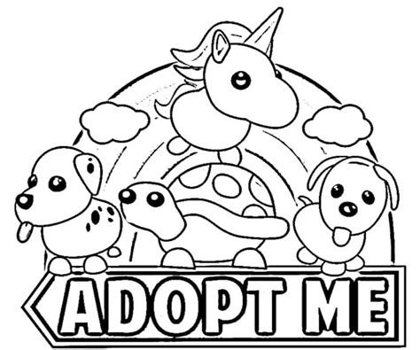 Coloriage Roblox Adopt Me Trading