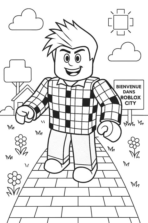 Coloriage Roblox Furious Mad