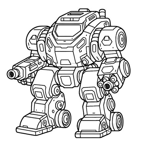 Coloriage Robot