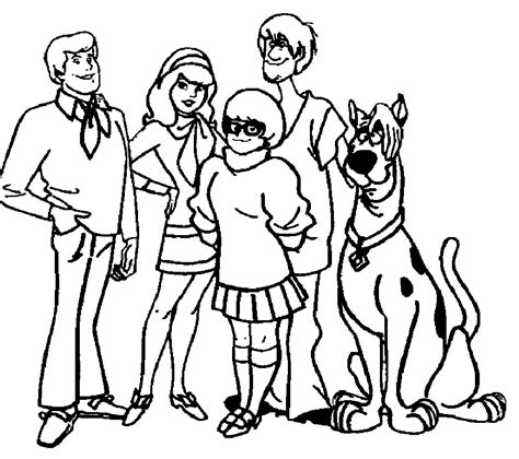 Coloriage Scooby Doo