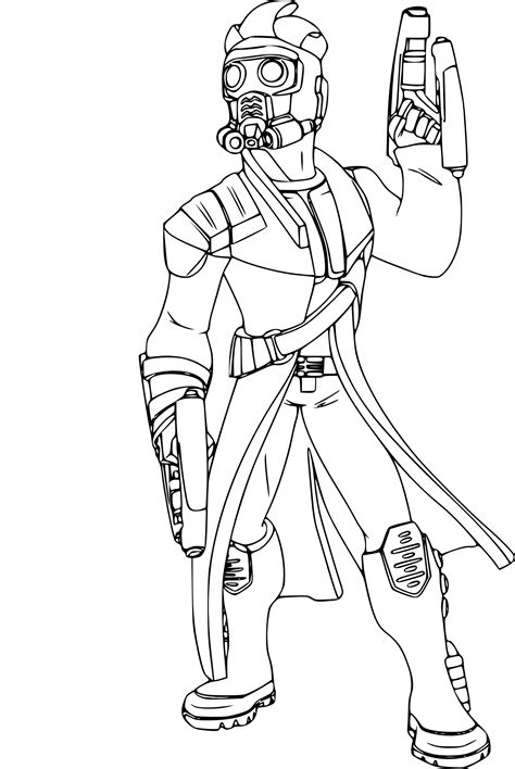 Coloriage Star Lord