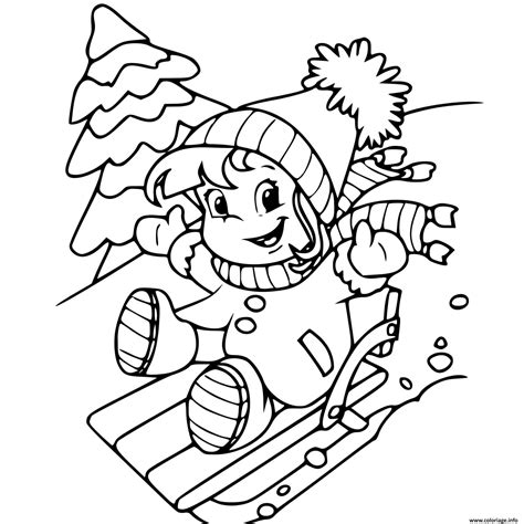 Coloriage Sur L Hiver Images