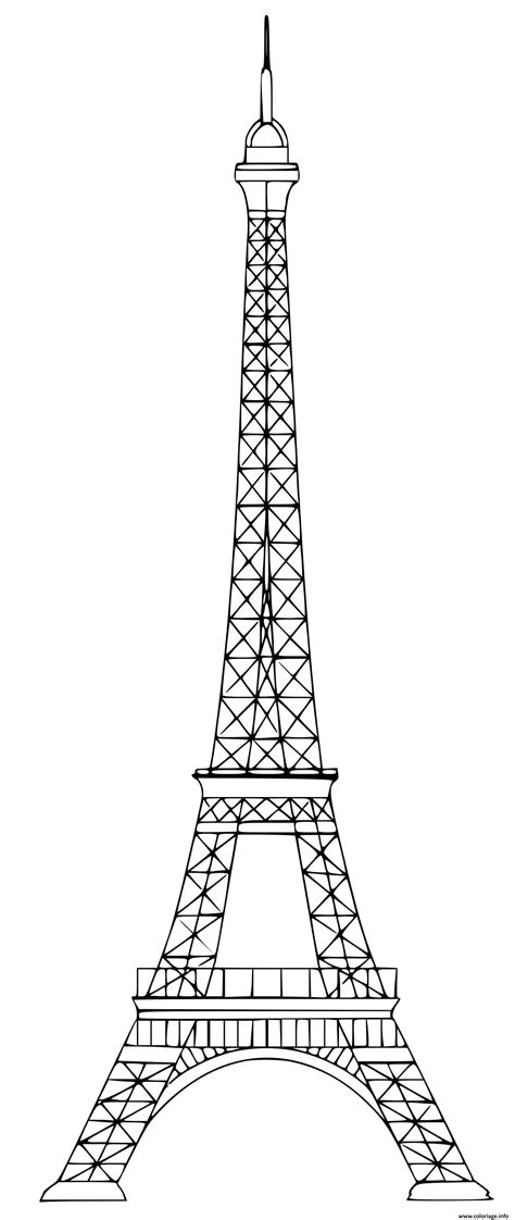 Coloriage Tour Eiffel