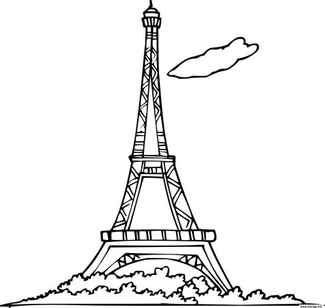 Coloriage Tour Eiffel A Grave Imprimer Fiche