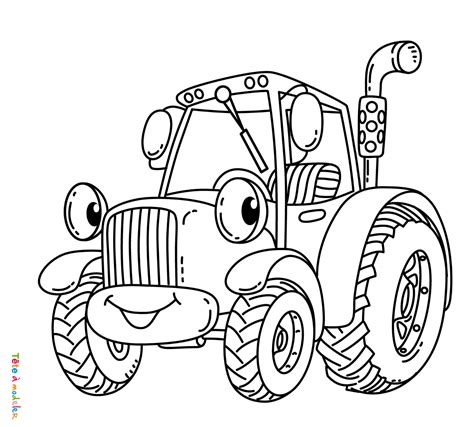 Coloriage Tracteur