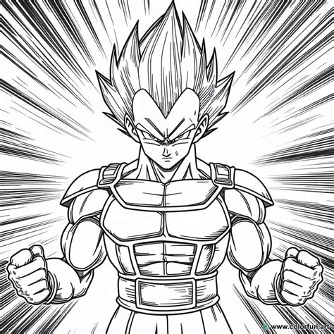 Coloriage Vegeta