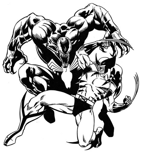 Coloriage Venom Vs Superman
