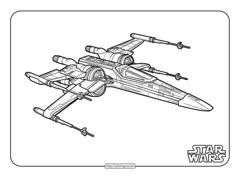Coloriage X Wing