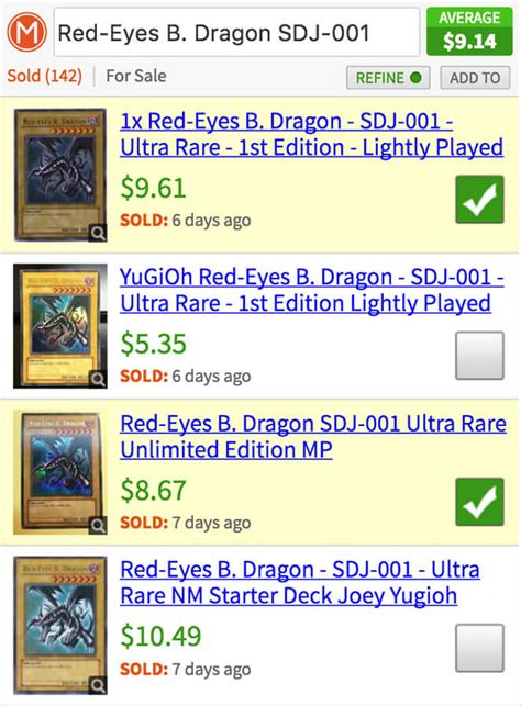 Coloriage Yu Gi Oh Cards Value Prices List