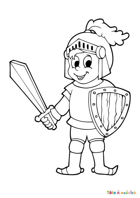 Coloriages Chevaliers