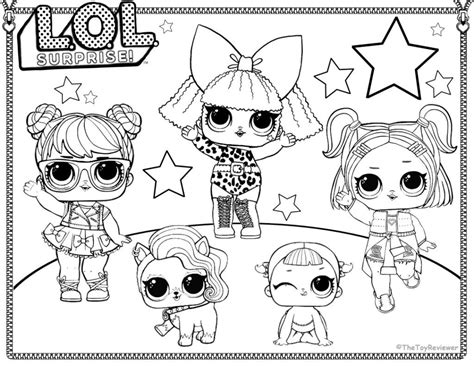 Coloring Book Coloring Pages Lol Dolls