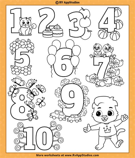 Coloring By Numbers For Toddlers