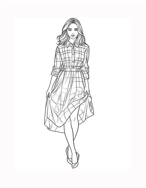 Coloring Fashion Pages