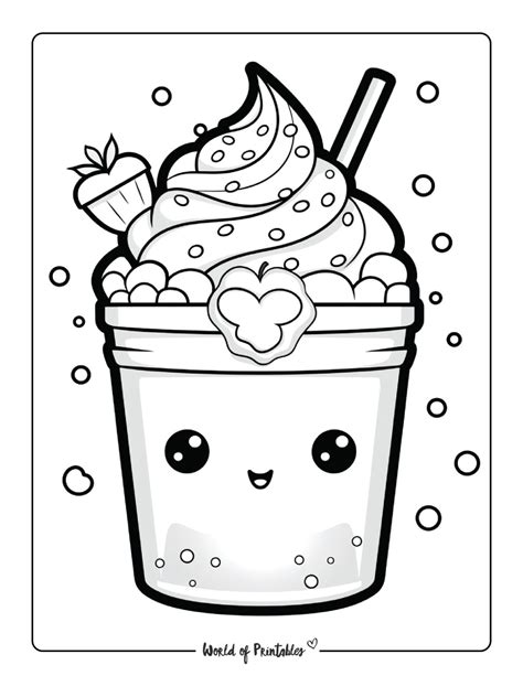 Coloring Food Pages
