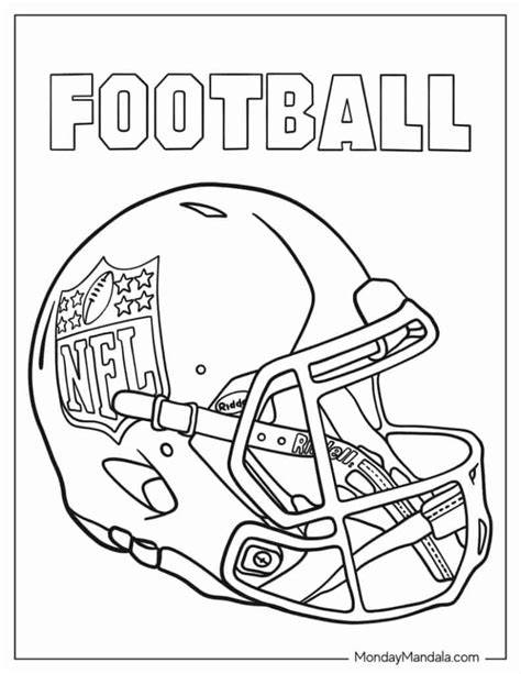 Coloring Football Pages