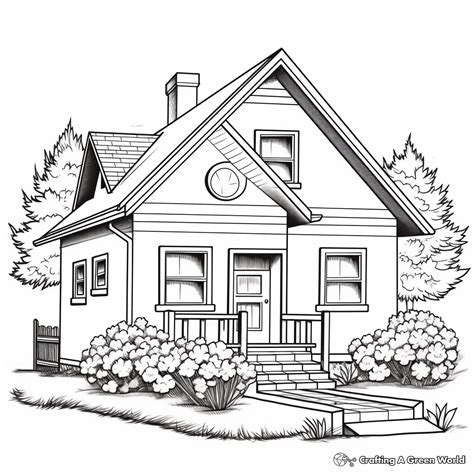 Coloring House Pages